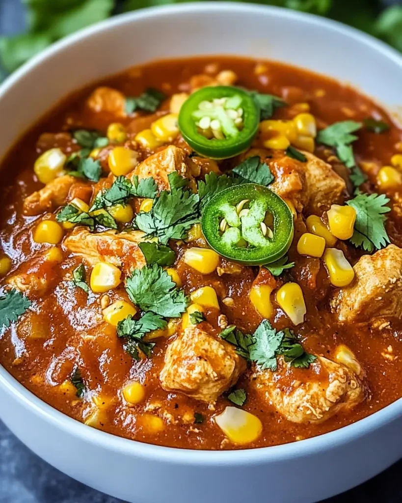 Chili de Pollo con Maíz Callejero First Image First Image