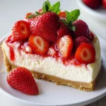 Tarta de Queso con Fresas Casera First Image First Image