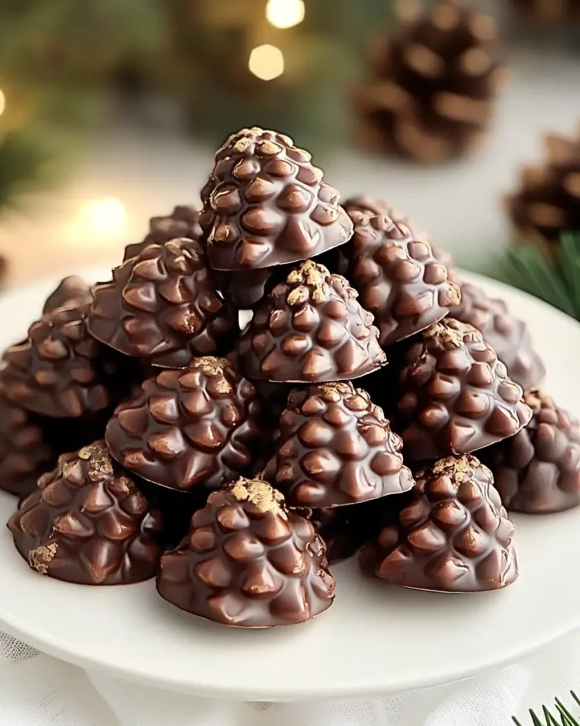 3-ingredient chocolate pinecones First Image First Image