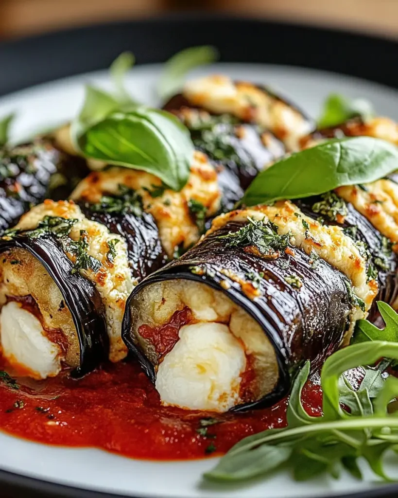 Rollitos de Berenjena y Mozzarella First Image First Image