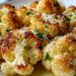 Coliflor Asada Irresistiblemente Deliciosa con Ajo y Parmesano First Image First Image