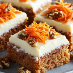 Barras de Zanahoria con Crema de Queso