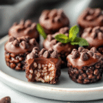 Bocaditos de Chocolate y Requesón Crujiente