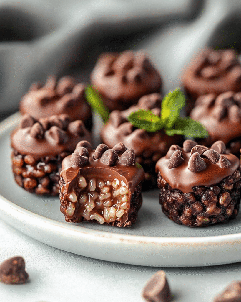 Bocaditos de Chocolate y Requesón Crujiente