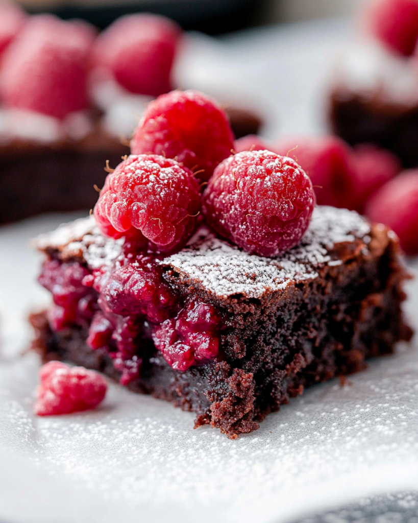 Brownies de Frambuesa