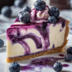 Cheesecake de Chocolate Blanco y Arándanos