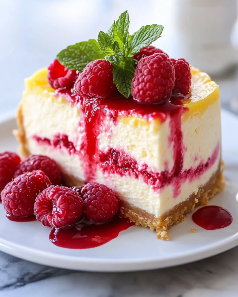 Cheesecake de Limón y Frambuesa