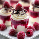 Copa de Mousse de Chocolate Blanco y Frambuesa