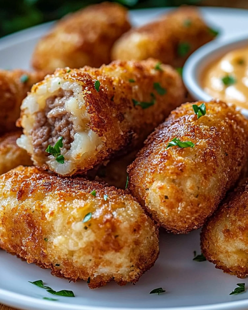 Croquetas Picantes de Carne con Ajo