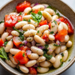 Ensalada Italiana de Frijoles Blancos