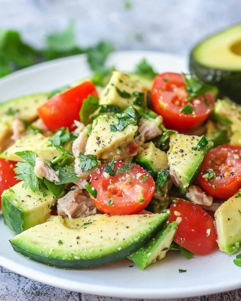 Ensalada de Aguacate y Atún