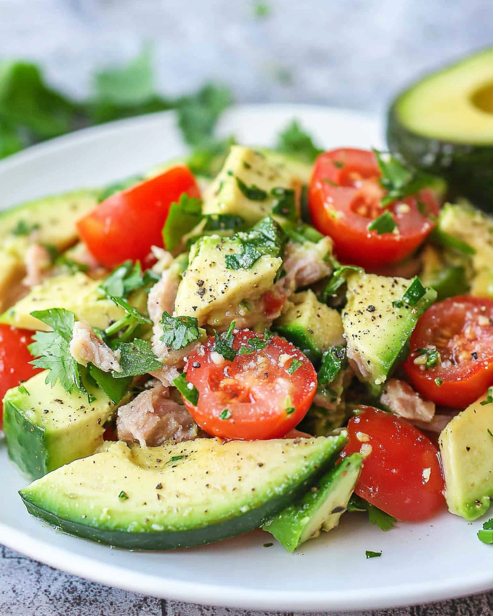 Ensalada de Aguacate y Atún