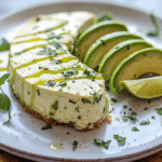 Ensalada de Cheesecake con Aguacate y Limón Verde