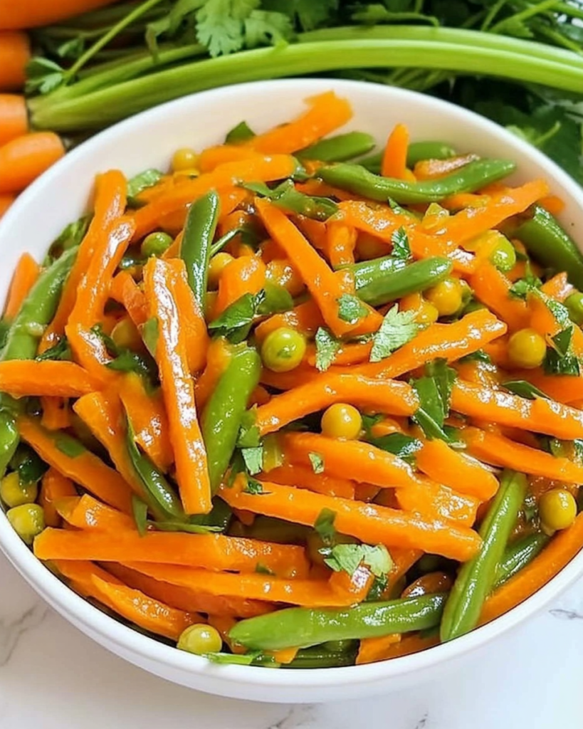 Ensalada de Zanahorias y Frijoles
