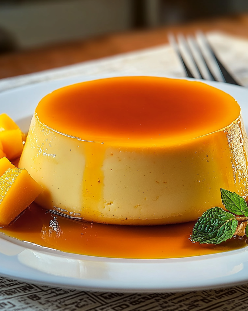 Flan de Mango