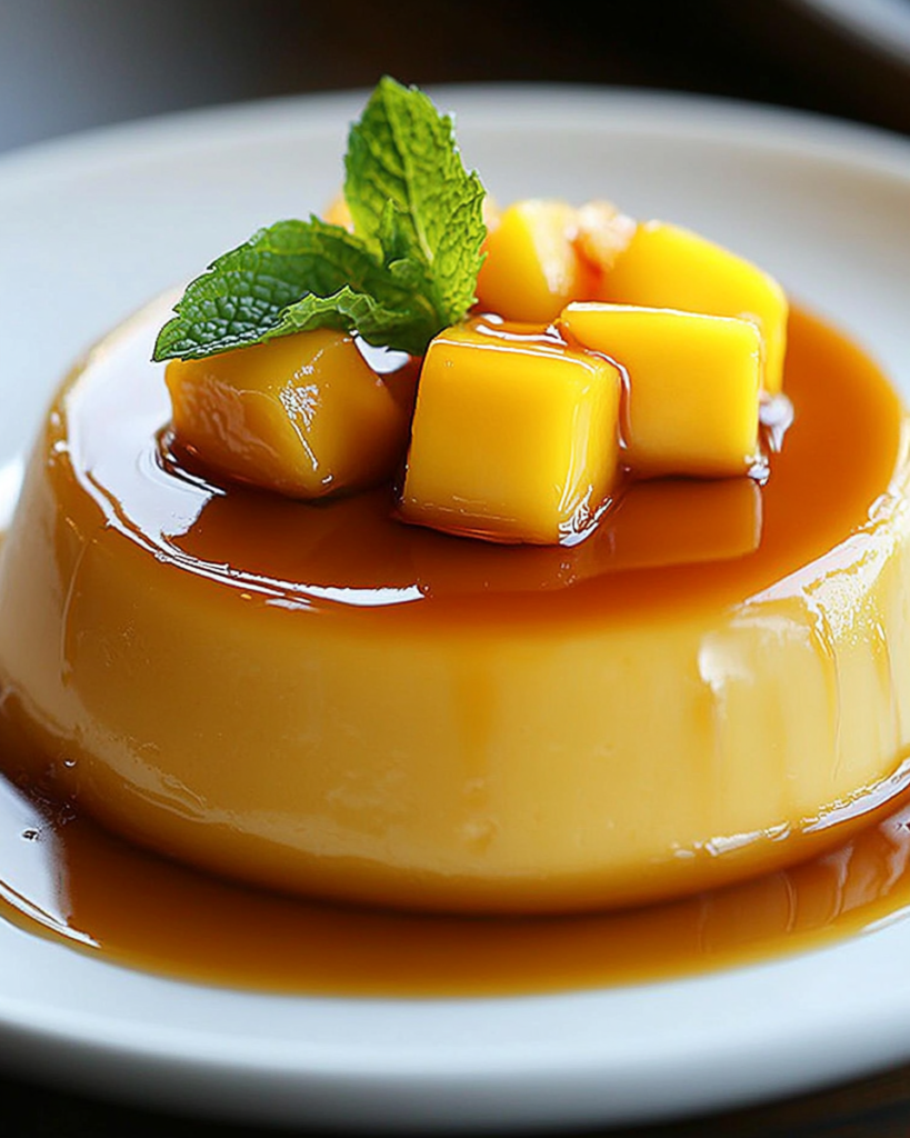 Flan de Mango