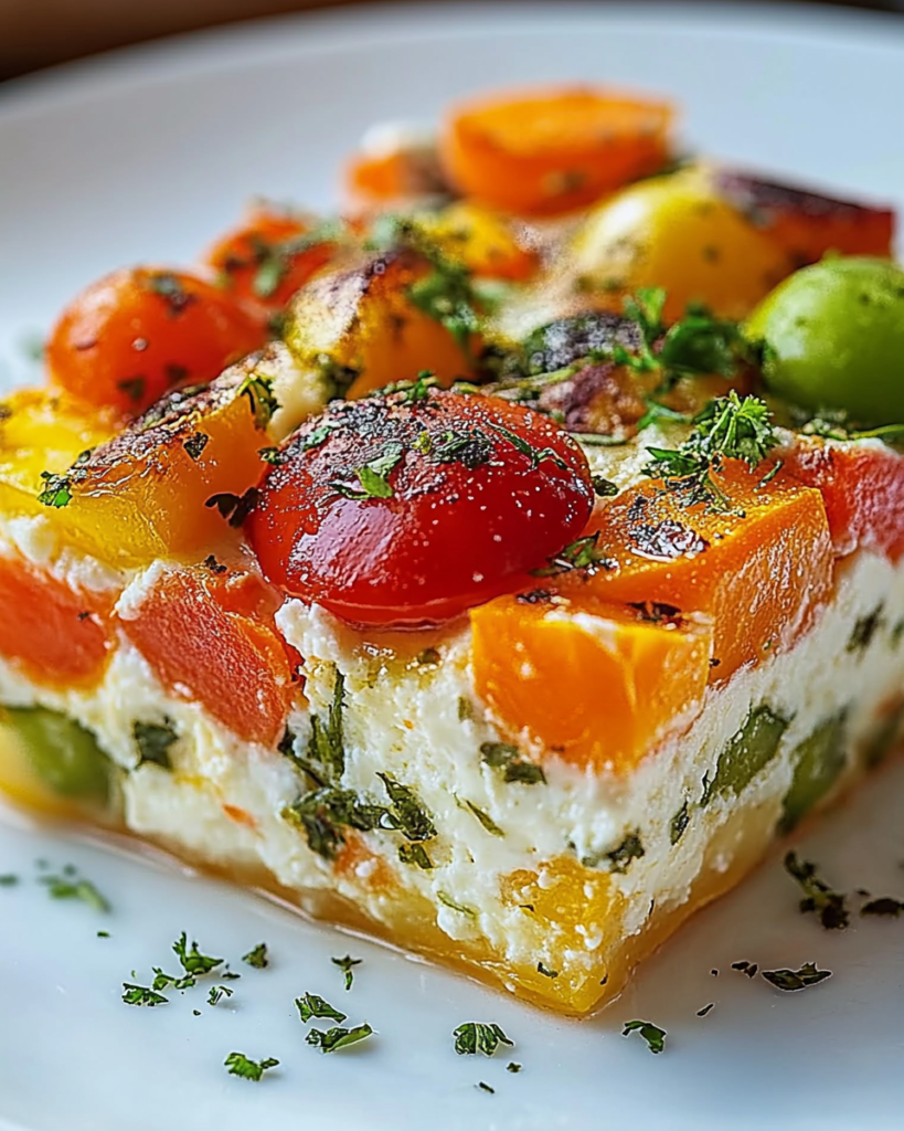 Gratinado de Requesón y Verduras