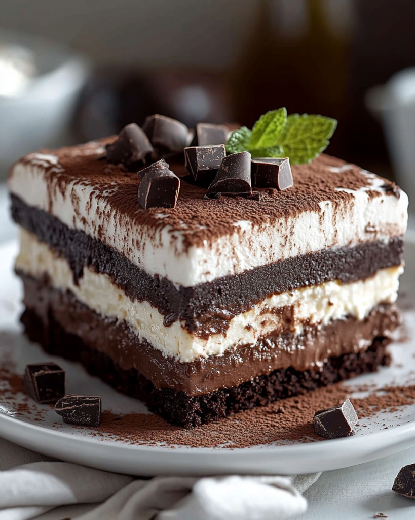 Lasaña de Chocolate Caliente