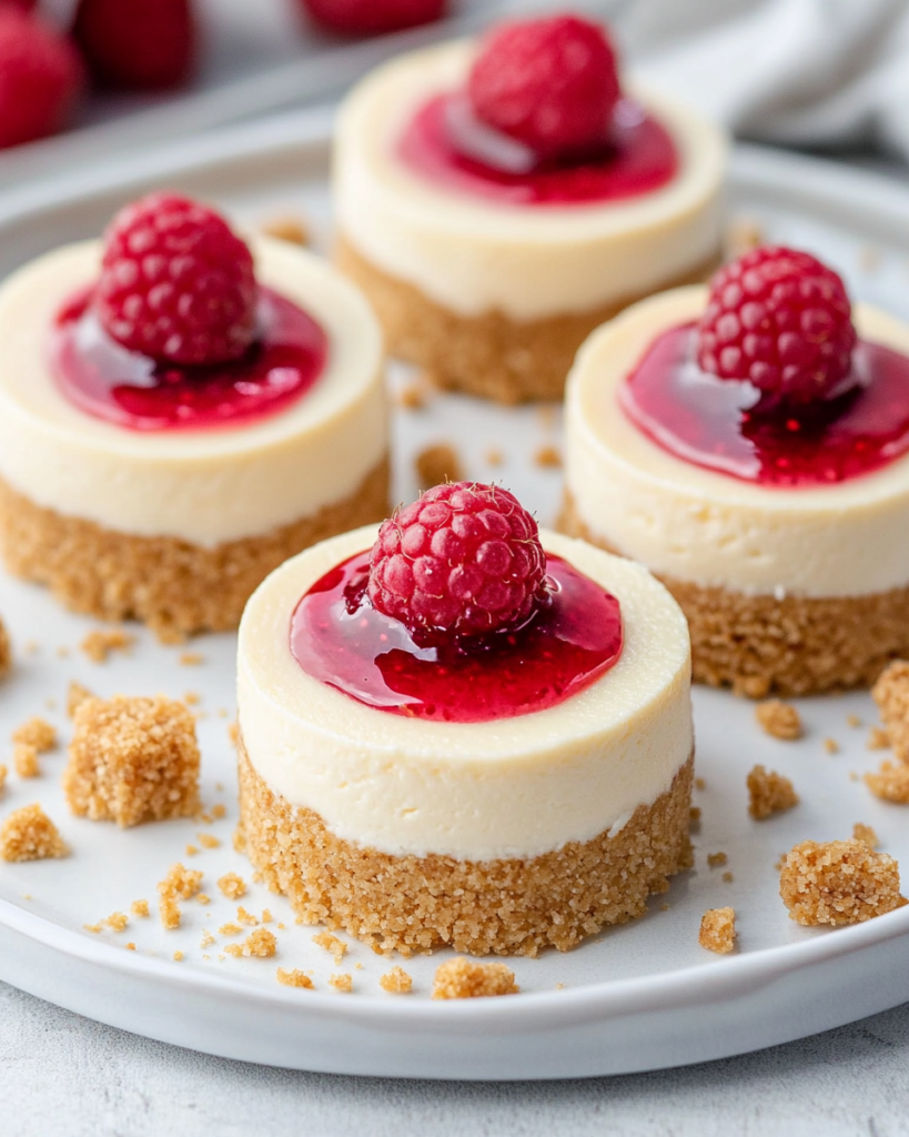 Mini Cheesecakes de Jammie Dodger