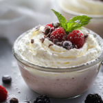 Mousse de Requesón con Vainilla y Chocolate
