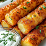 Palitos de Papa y Queso Crujientes