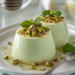 Panna Cotta de Pistacho Sedosa
