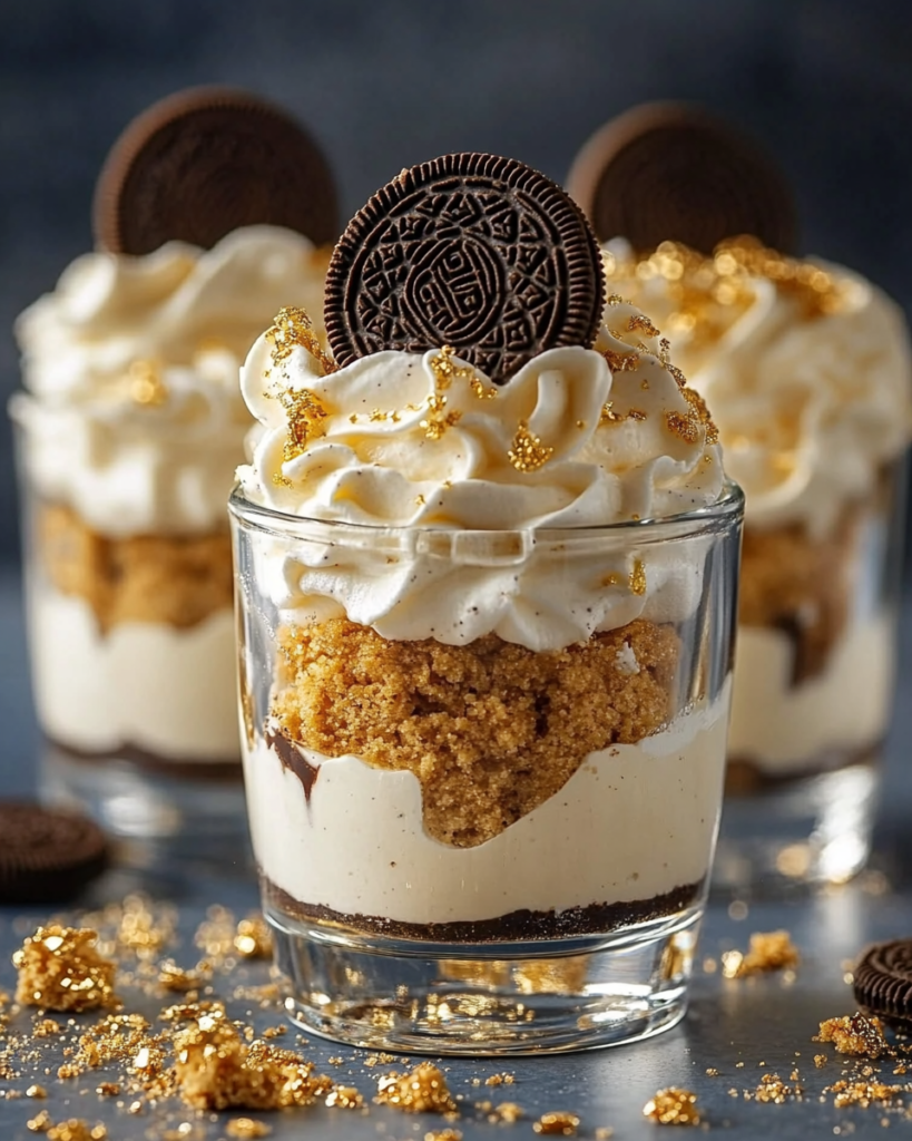 Parfaits de Cheesecake de Golden Oreo