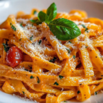 Pasta Cremosa de Tomate y Ajo