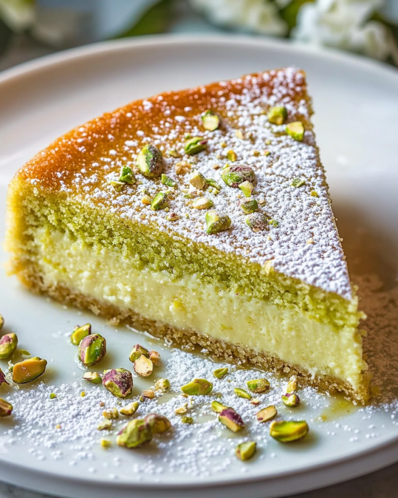 Pastel Pegajoso de Pistacho
