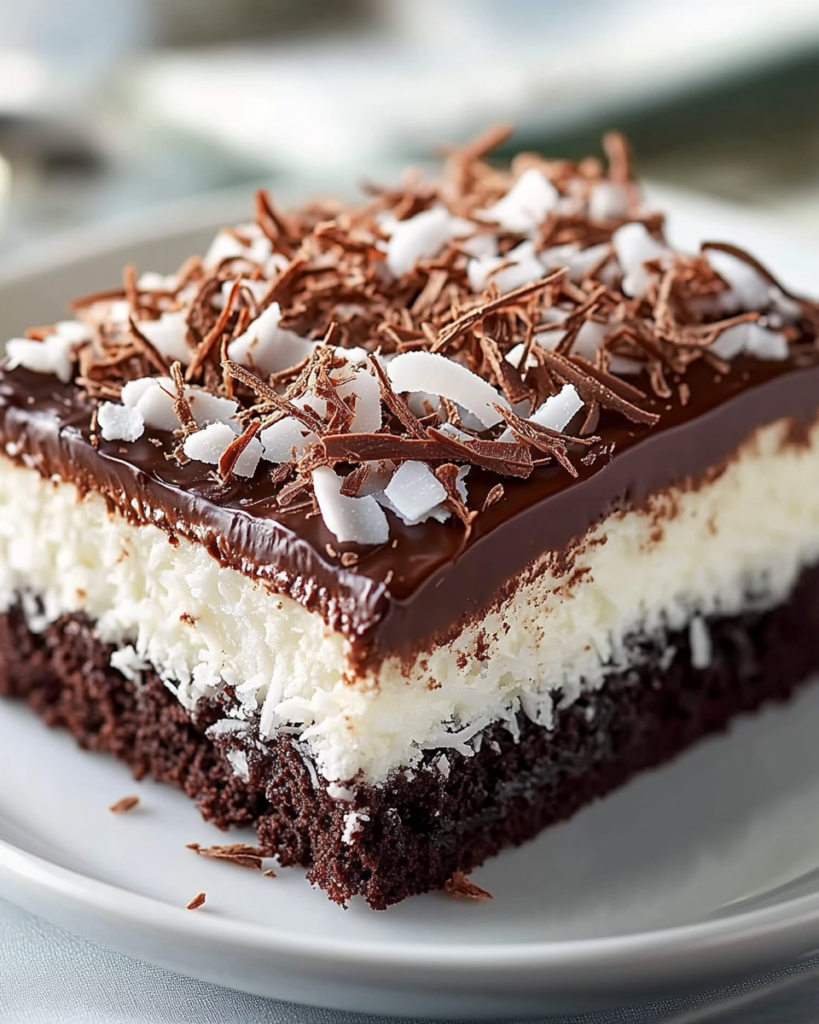 Pastel Soñado de Chocolate y Coco