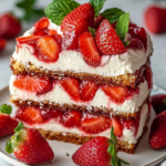 Pastel Terremoto de Fresa