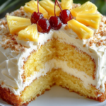 Pastel Tropical de Piña