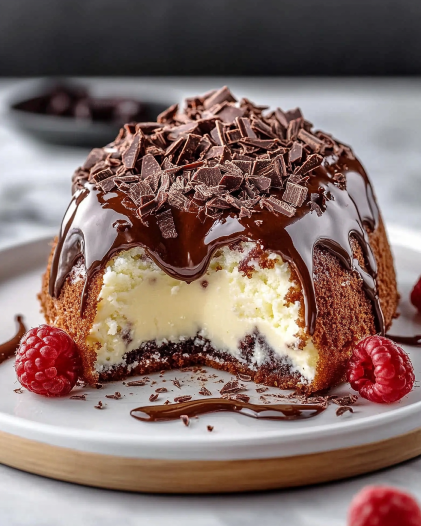 Pastel de Chocolate y Queso Crema