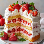 Pastel de Fresas Poke