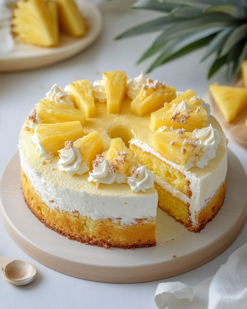 Pastel de Piña Tropical