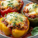 Pimientos Rellenos de Lasaña