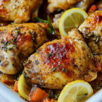 Pollo al Horno con Mantequilla de Limón