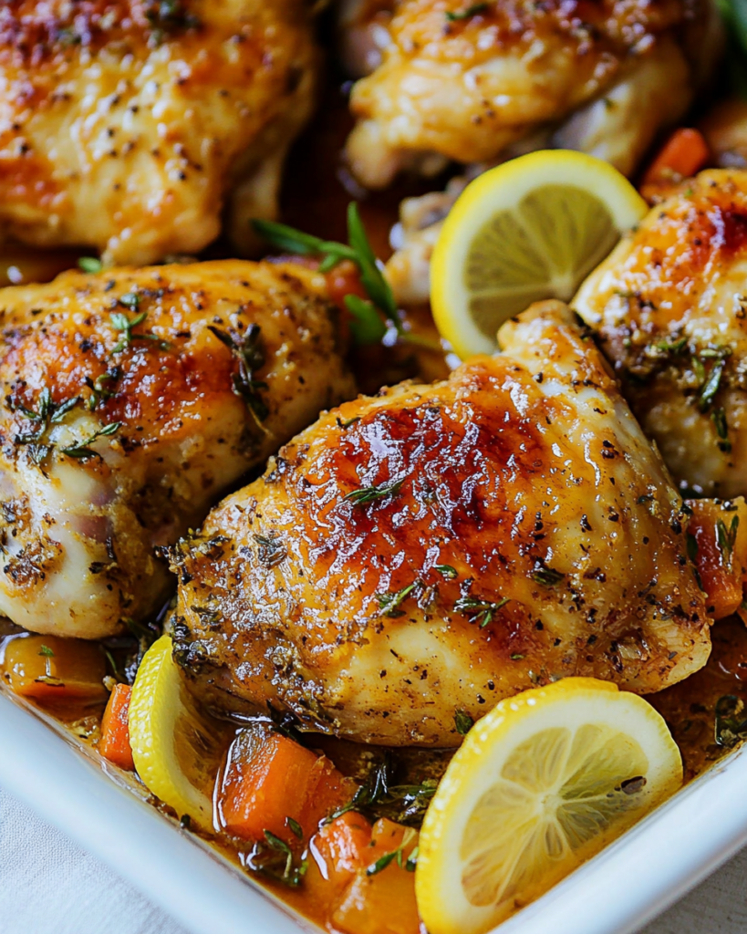 Pollo al Horno con Mantequilla de Limón