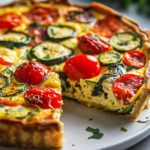 Quiche Veggie Sin Corteza