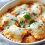 Raviolis al Horno con Salsa de Vodka