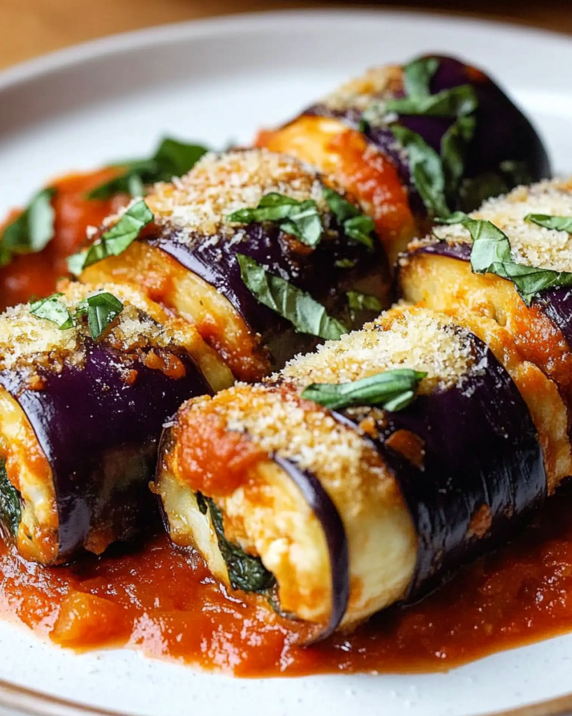 Rollatini de Berenjena a la Italiana