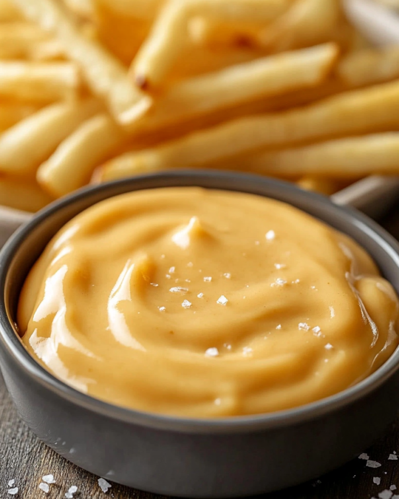 Salsa de Queso para Papas Fritas