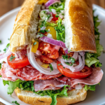 Sándwich de Ensalada Italiana Grinder