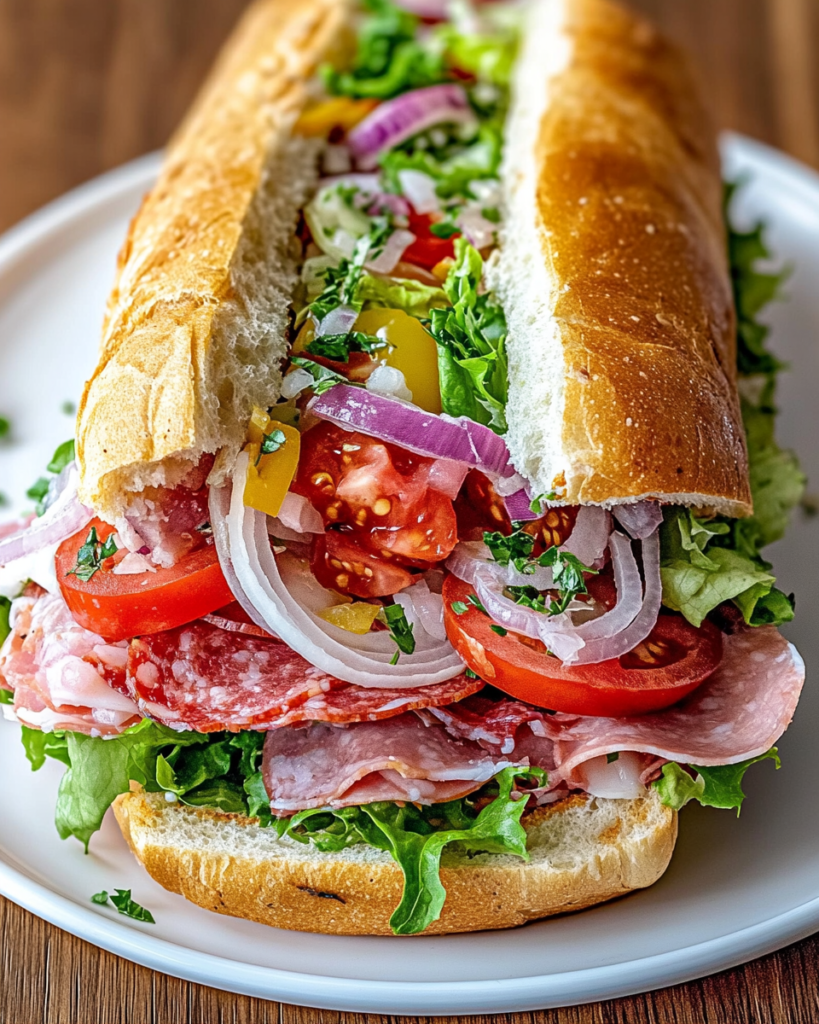 Sándwich de Ensalada Italiana Grinder