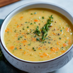 Sopa Cremosa Rápida y Saludable de Calabacín y Zanahoria