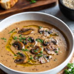 Sopa Húngara de Champiñones Cremosa