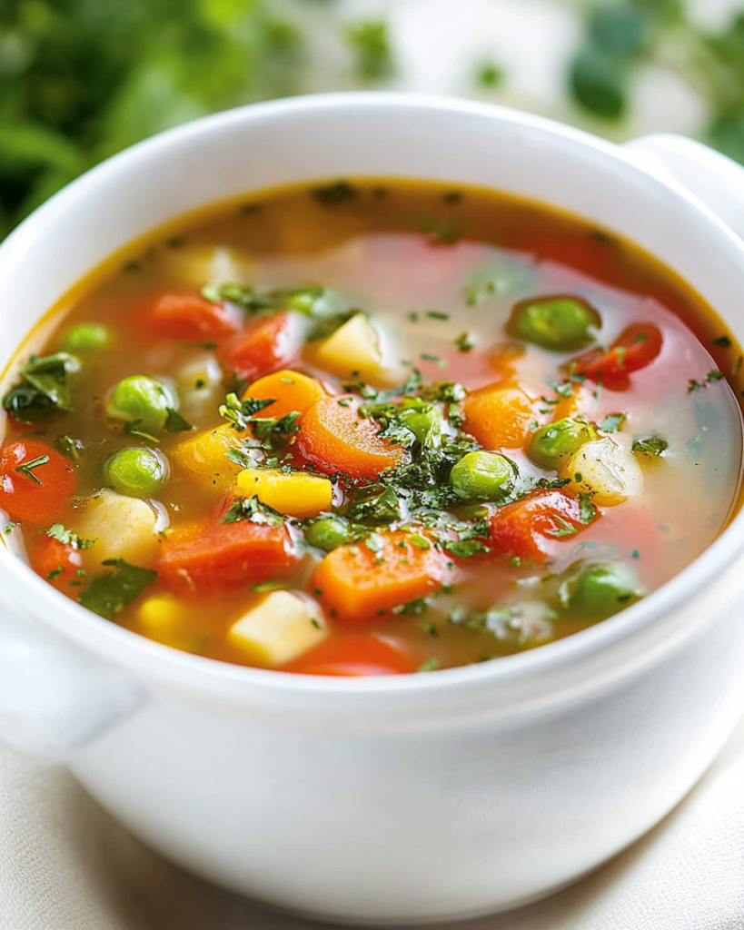 Sopa de Verduras Colorida