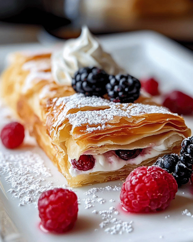 Strudel de Queso Dulce