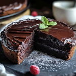 Tarta de Brownie Pegajosa