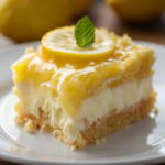 Tarta de Limón y Queso Crema al Horno
